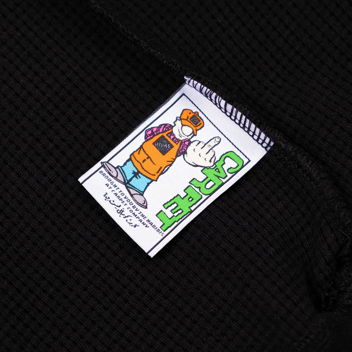 Flag Hoodie, Black