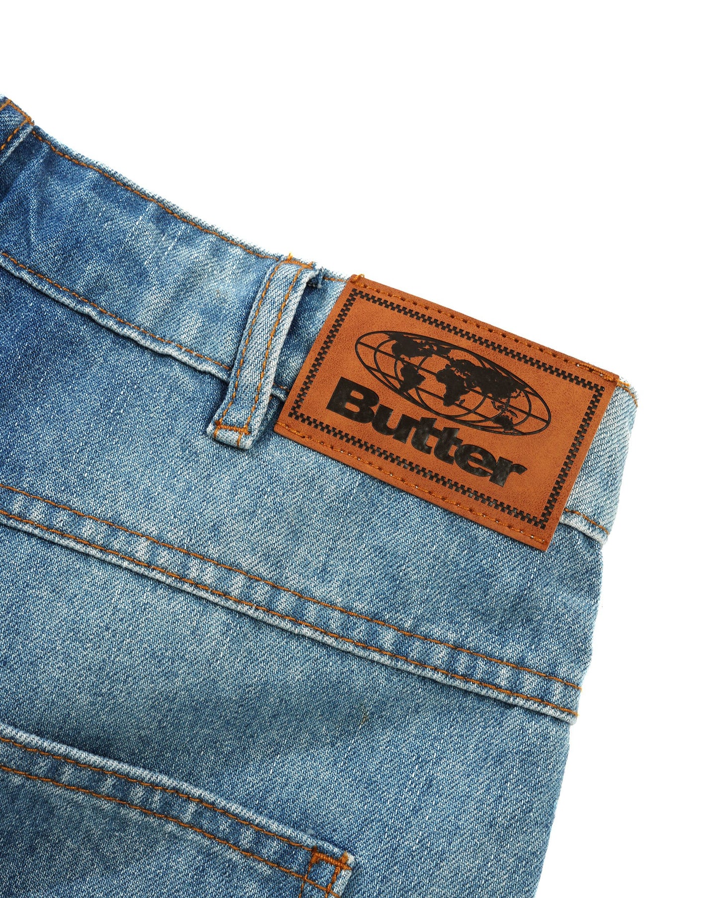 Encounter Denim Shorts, Washed Blue