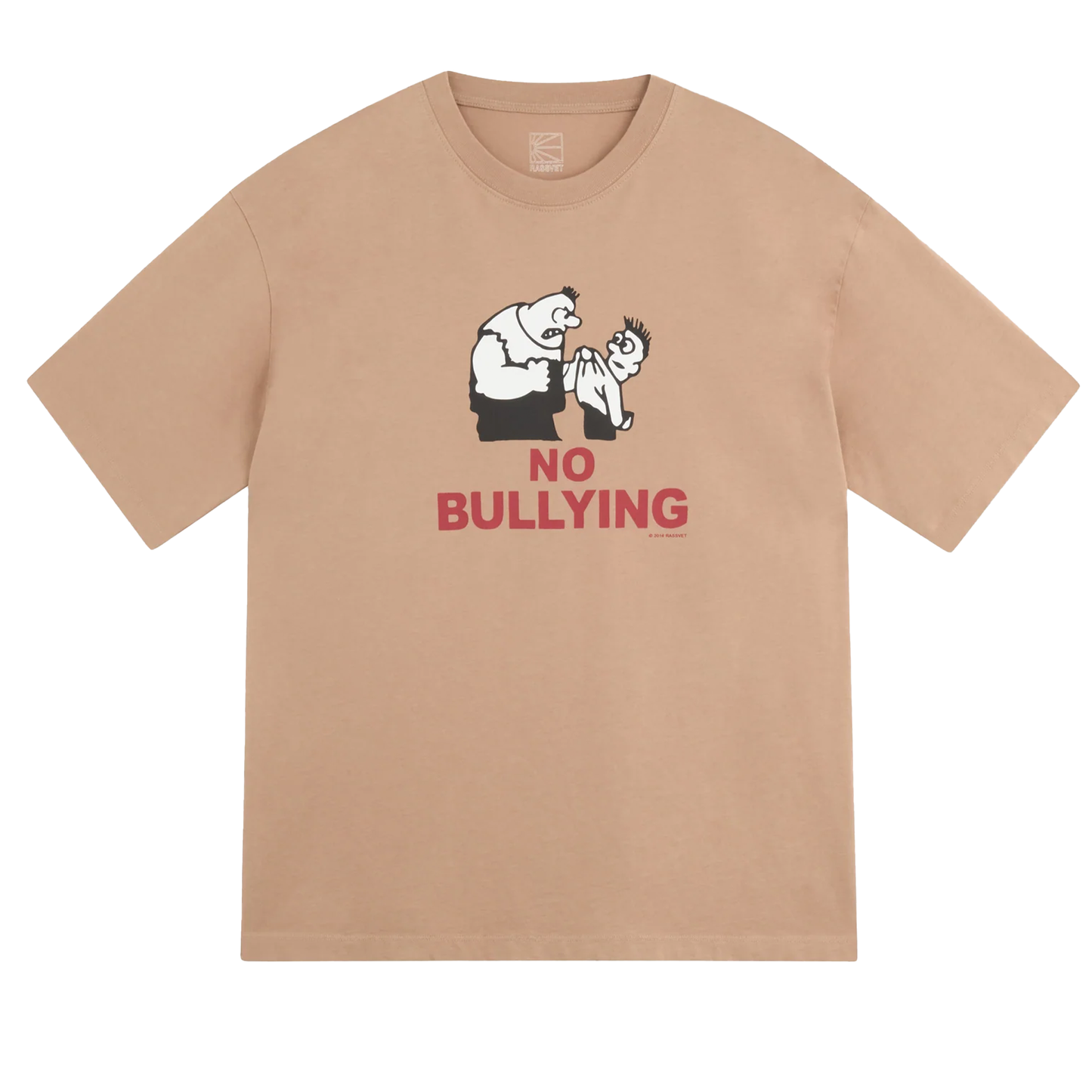 No Bullying Tee, Beige