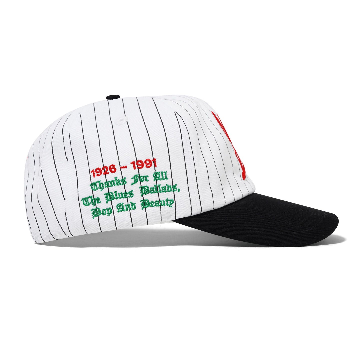 Thanks 6 Panel Cap, White