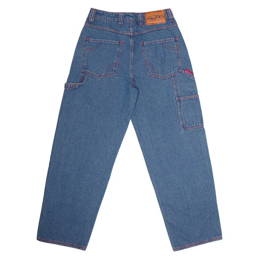 Damn Near Carpenter Jeans, Washed Blue