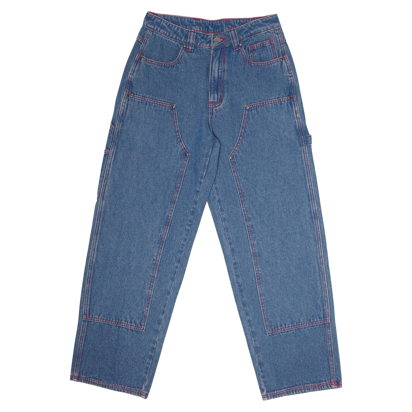 Damn Near Carpenter Jeans, Washed Blue