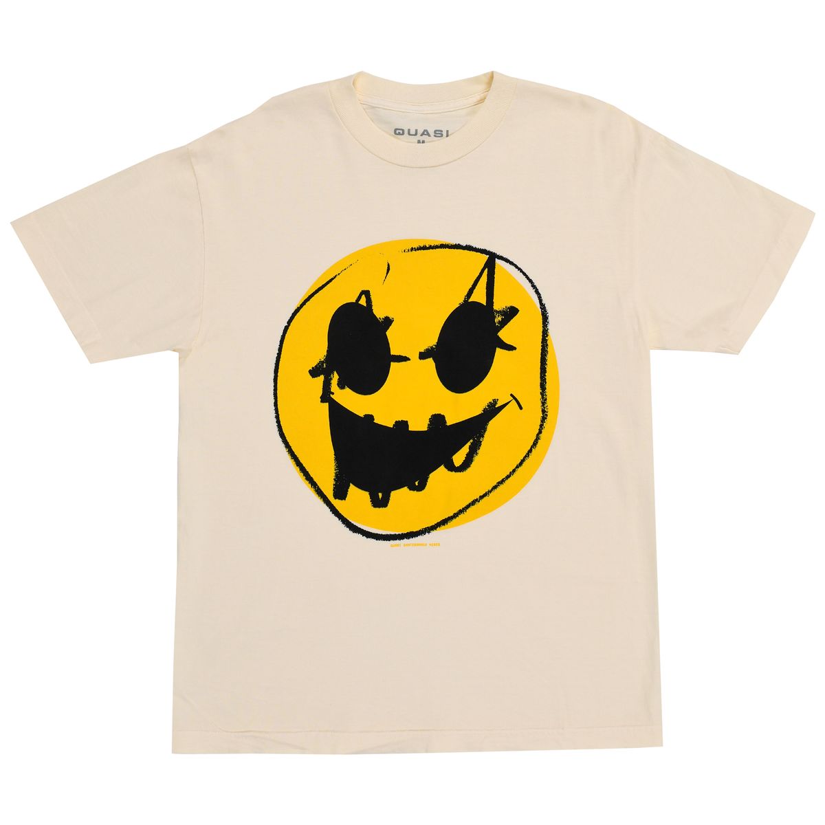Haha Tee, Faded Cream
