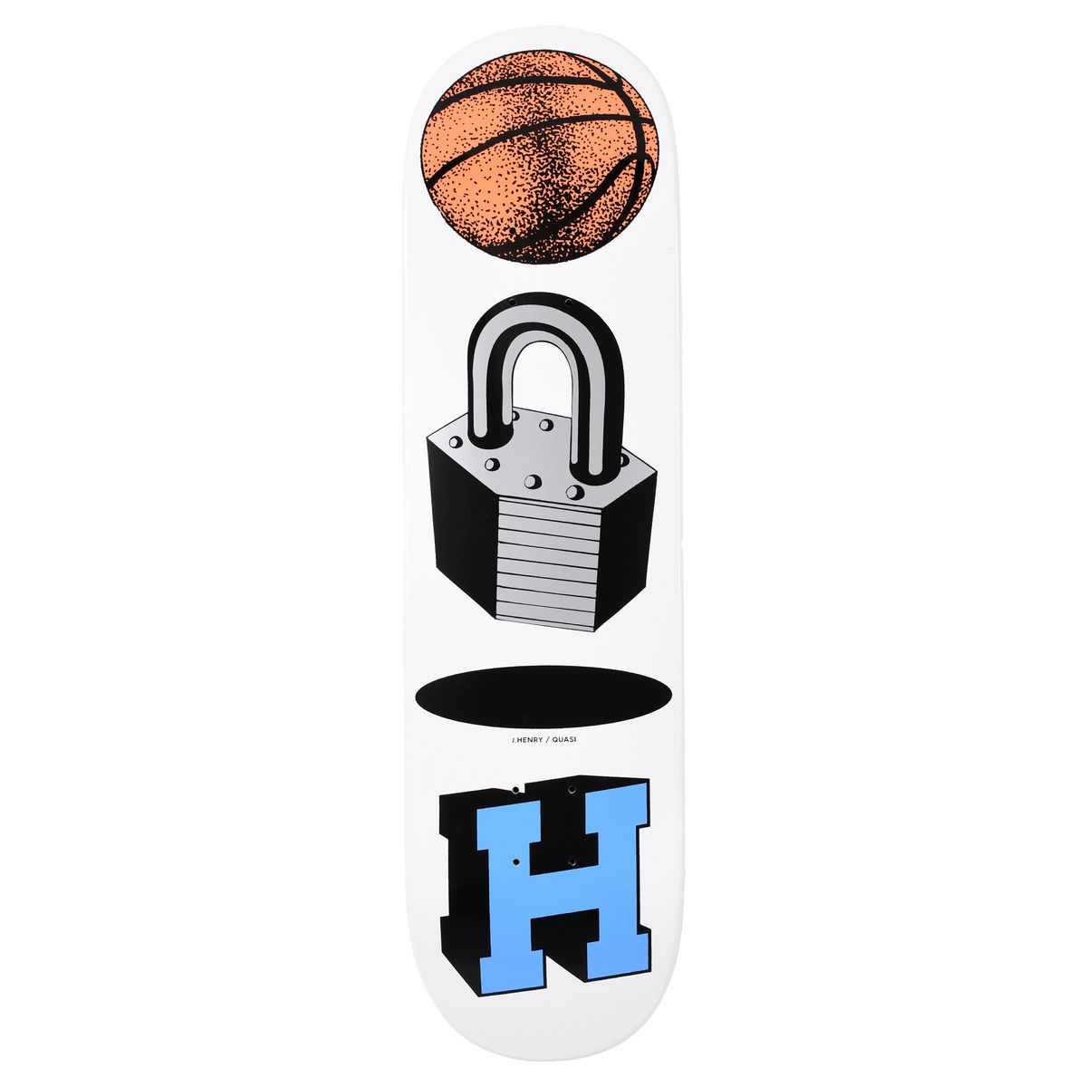 Locked Henry Deck, 8.125"