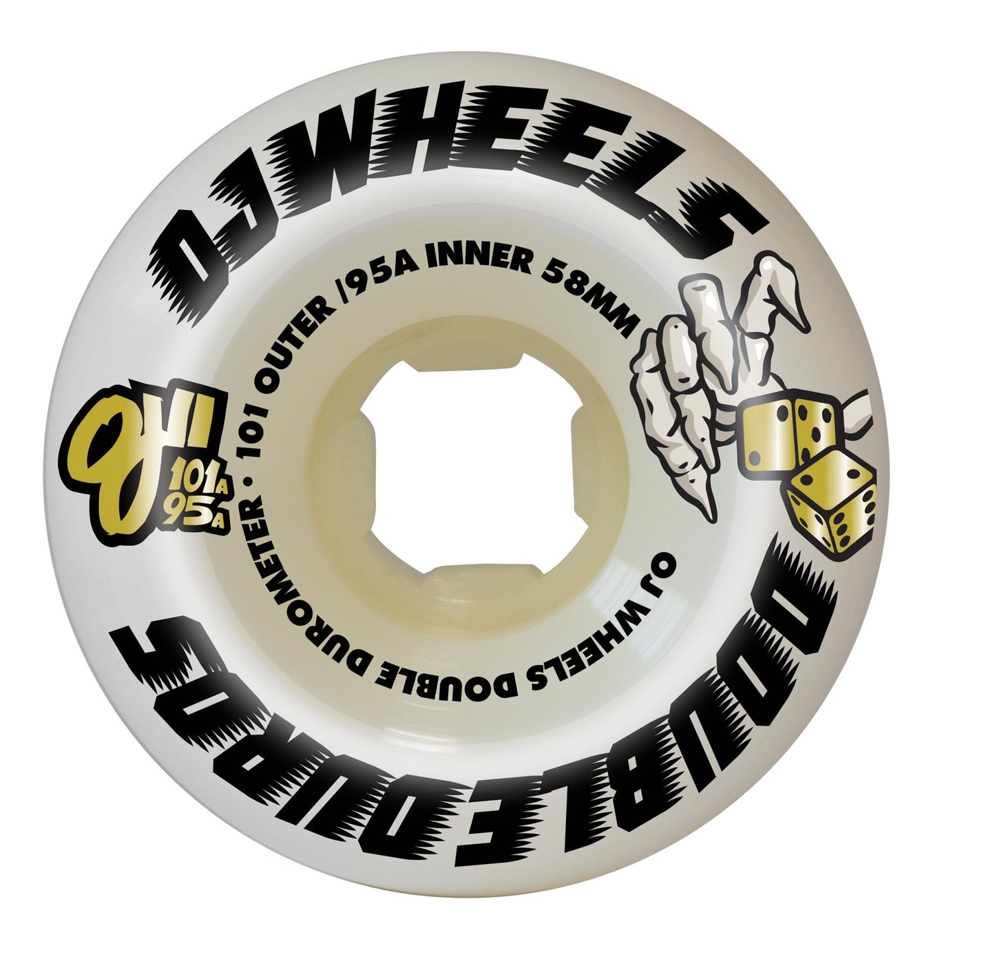 Double Duro Wheels, 58mm