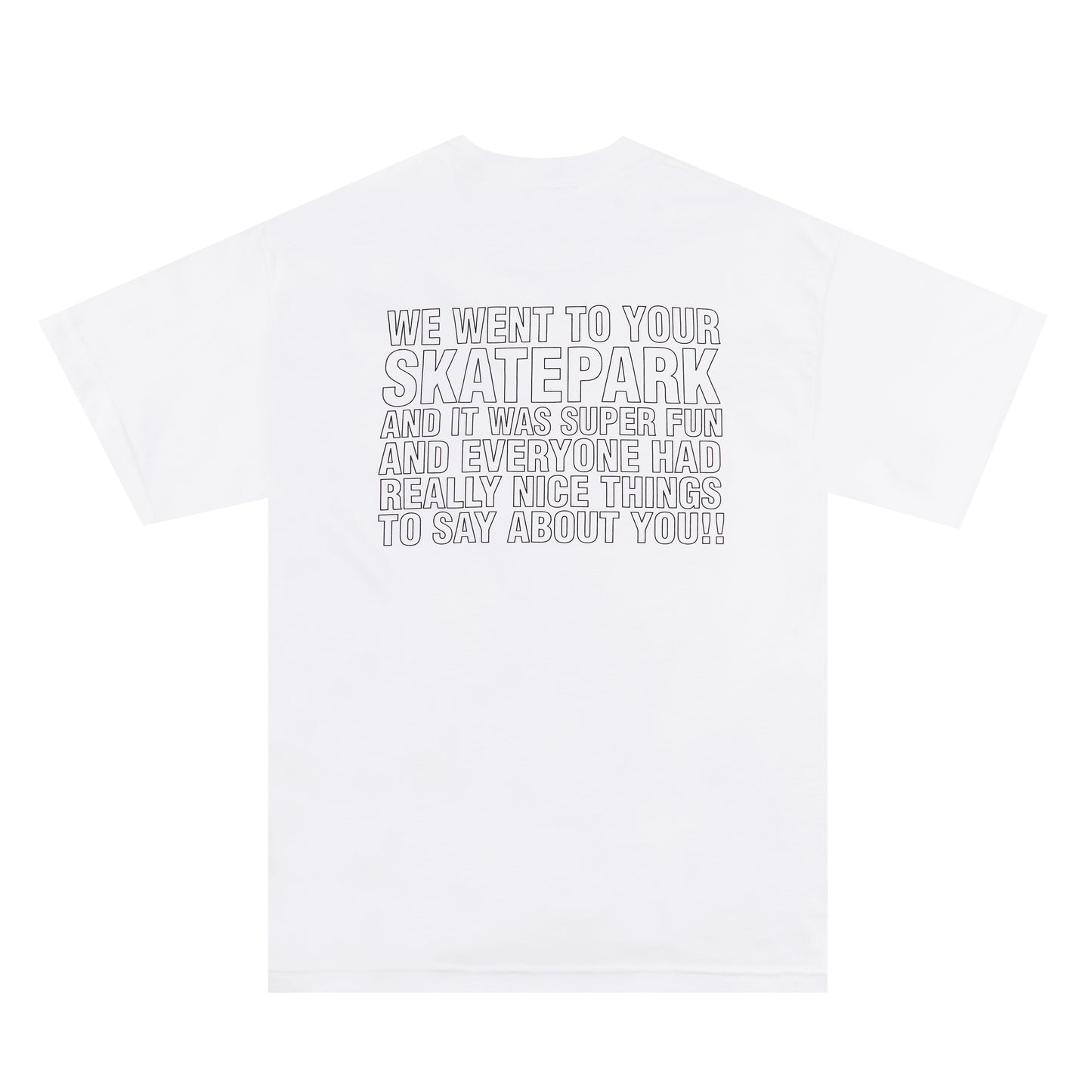 Skatepark Tee, White