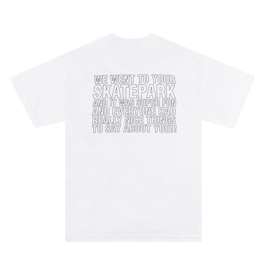 Skatepark Tee, White