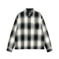 Loose Weave Plaid Shirt, Grey
