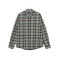 Motif Plaid Shirt, Grey