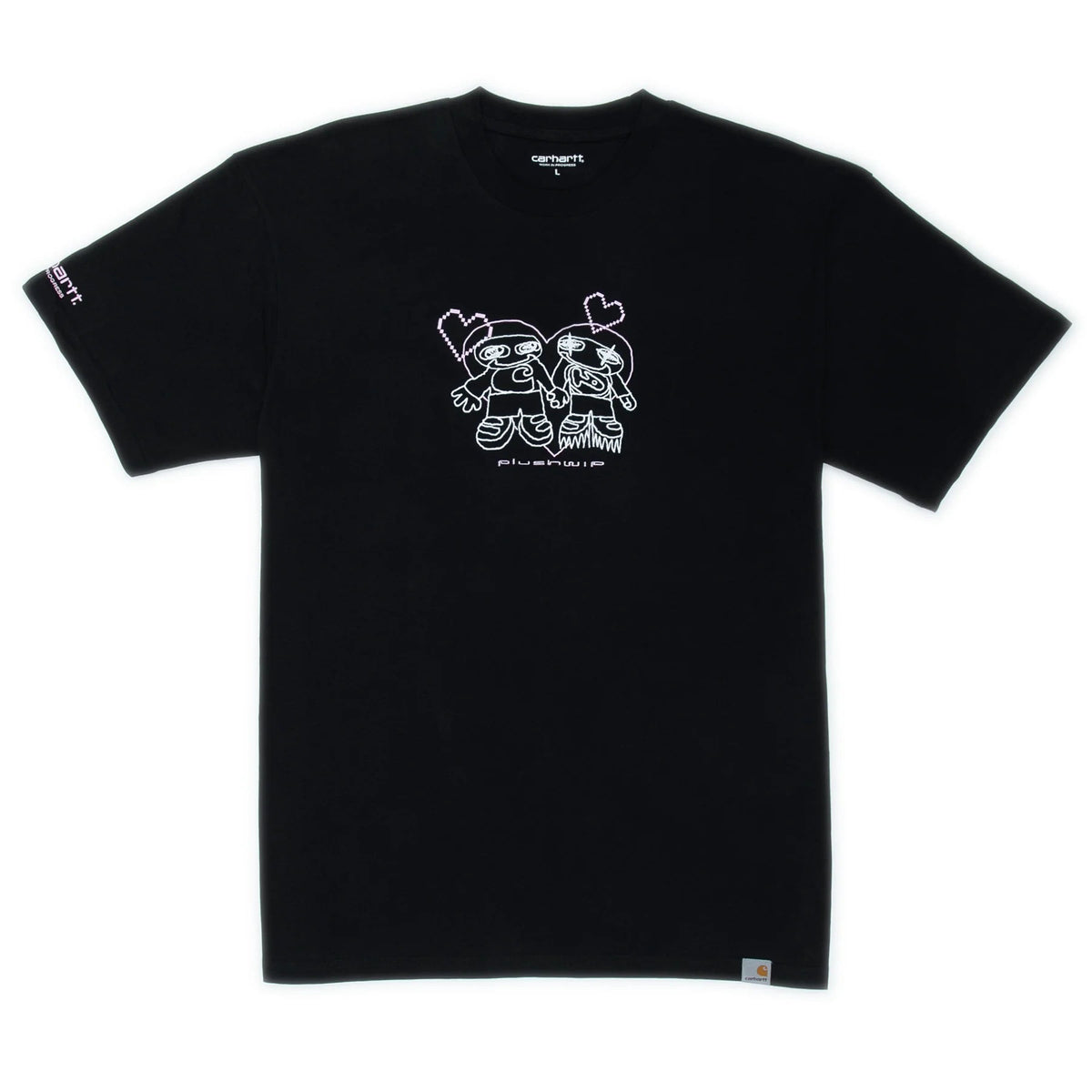 Plush / Carhartt WIP "Broken Hearts" Tee, Black
