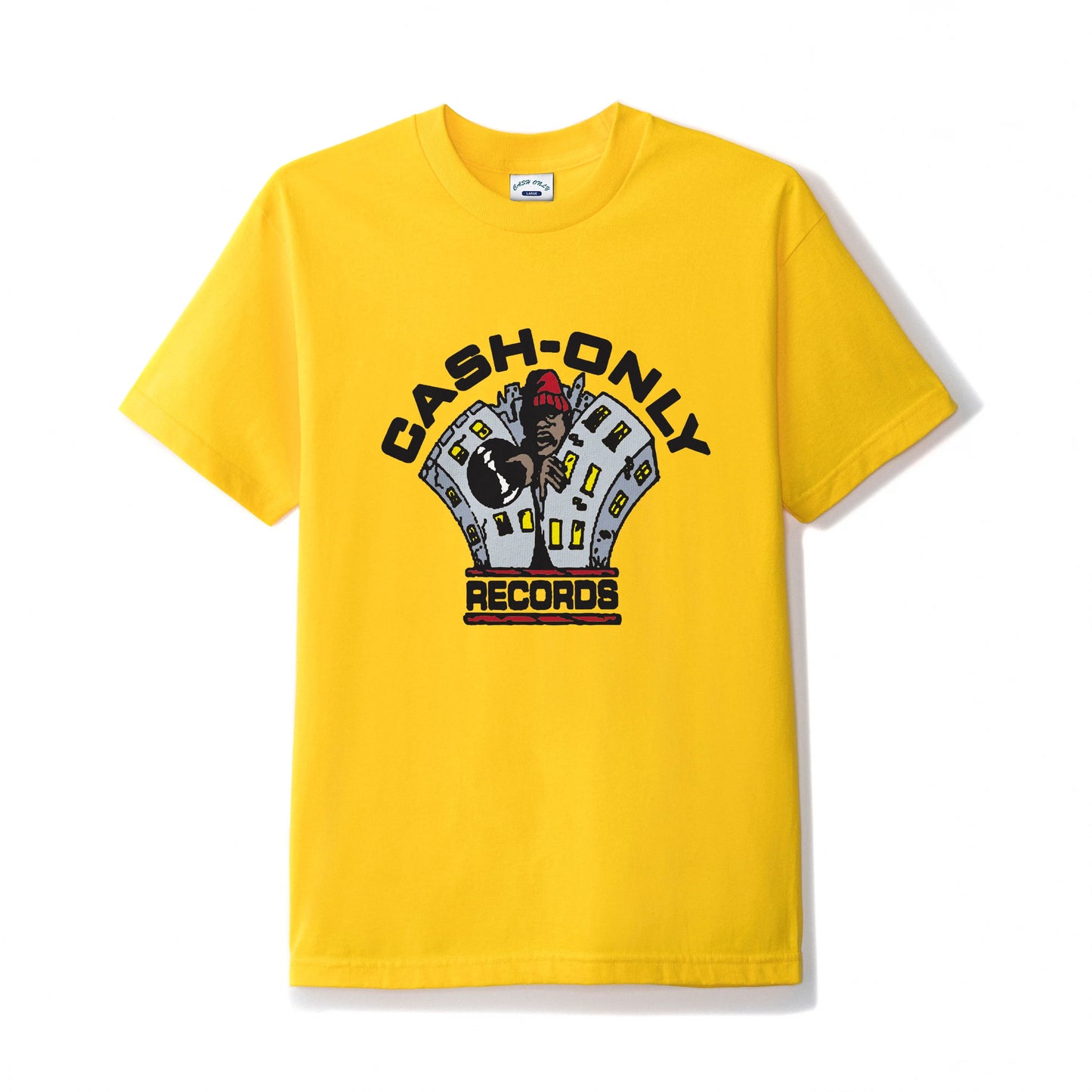 Records T-Shirt, Yellow