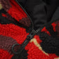 Camo Sherpa Jacket, Red