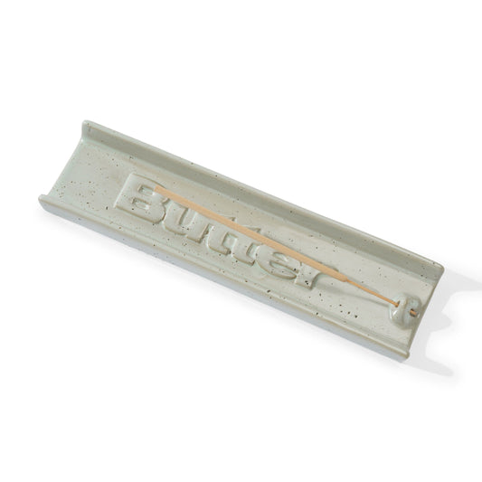 Ceramic Incense Holder, Green