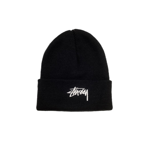 Stock Cuff Beanie, Black