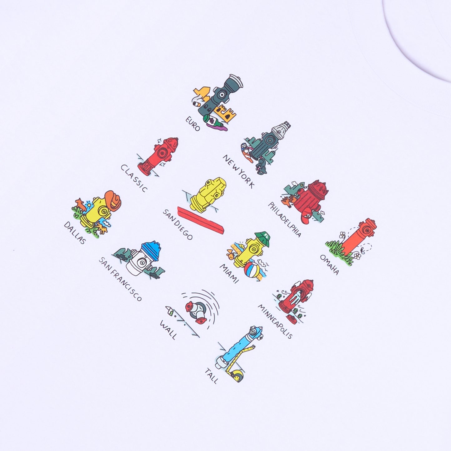 Hydrant Tee, White