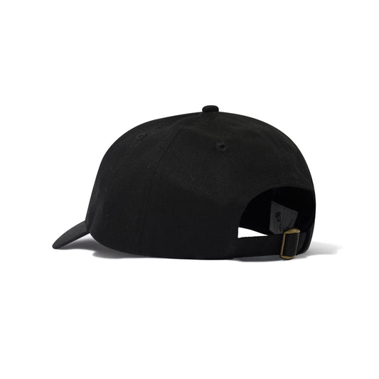 License Plate 6 Panel Cap, Black