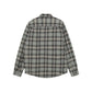 Motif Plaid Shirt, Grey