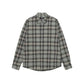 Motif Plaid Shirt, Grey