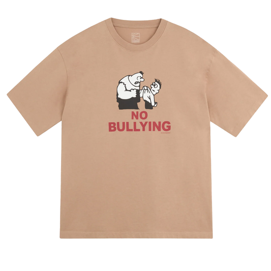 No Bullying Tee, Beige