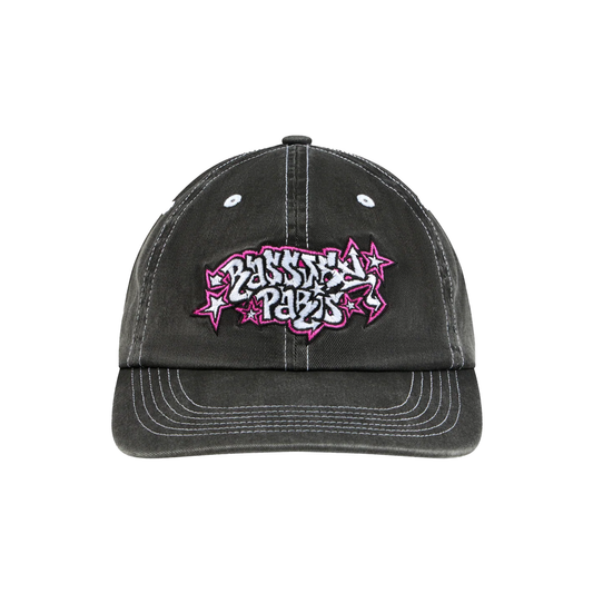 Scribble 6 Panel Cap, Black