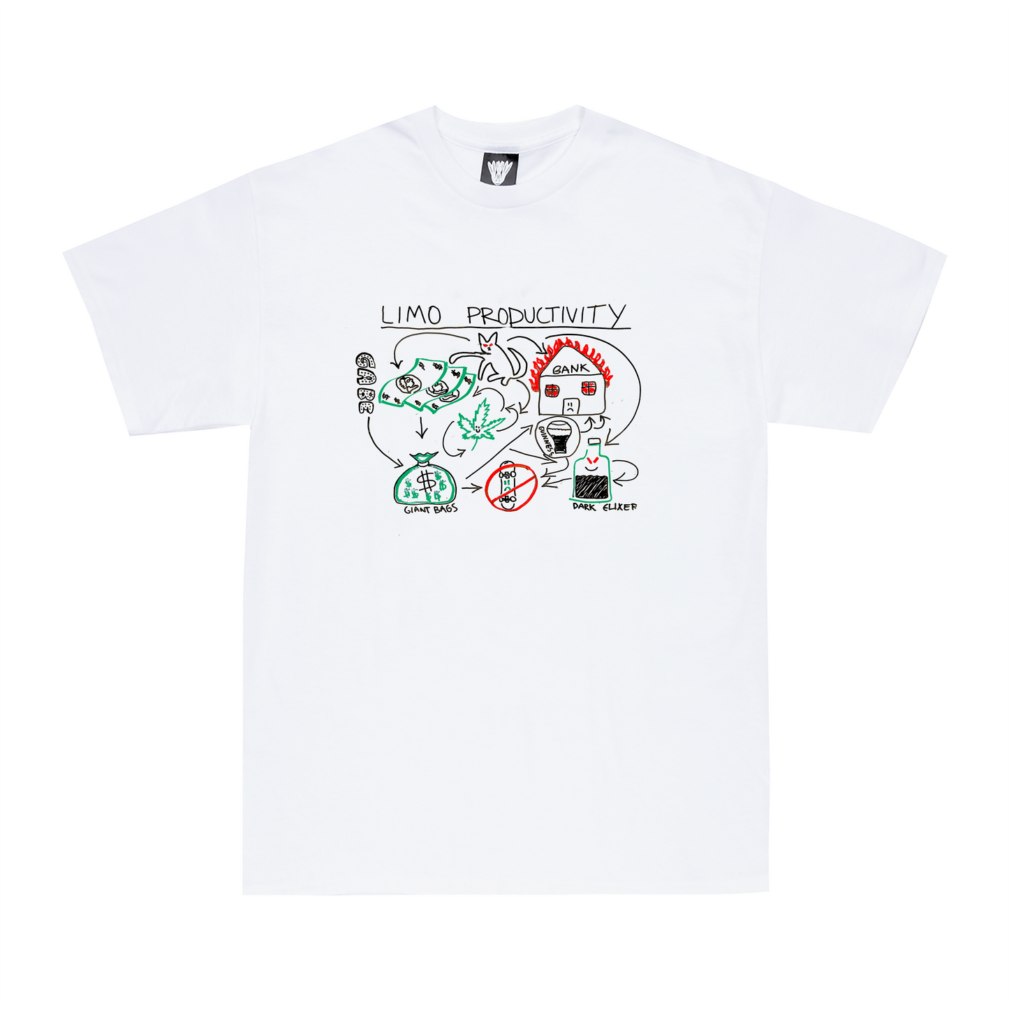 Productivity Tee, White