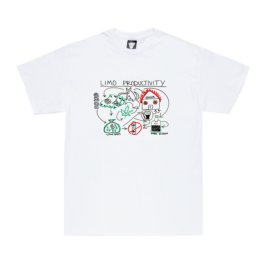 Productivity Tee, White