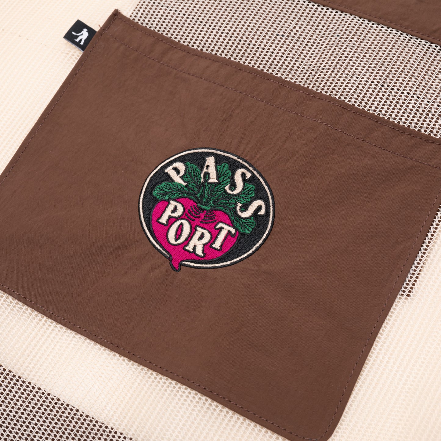 Radish Mesh Tote, Brown