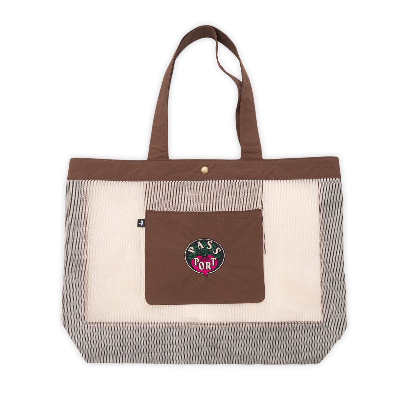 Radish Mesh Tote, Brown