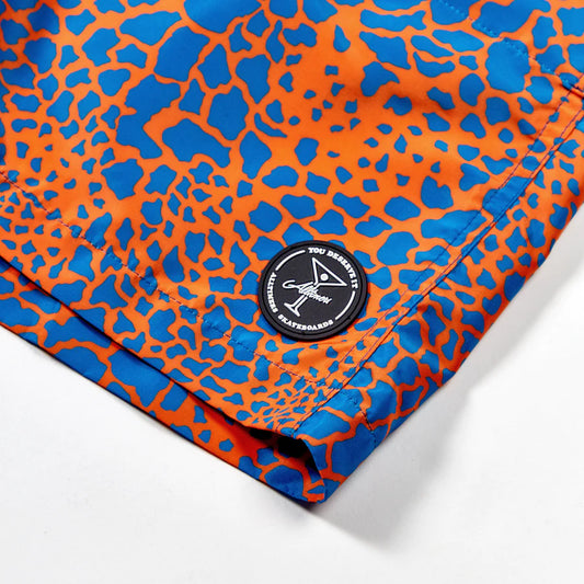 Raffe Camo Swim Shorts, Orange