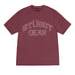 Stussy Gear Tee, Oxblood