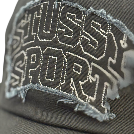 MD Sport Patch Applique Cap, Black