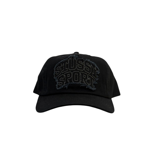 MD Sport Patch Applique Cap, Black