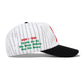 Thanks 6 Panel Cap, White