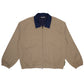 Zip Jacket, Khaki/Navy