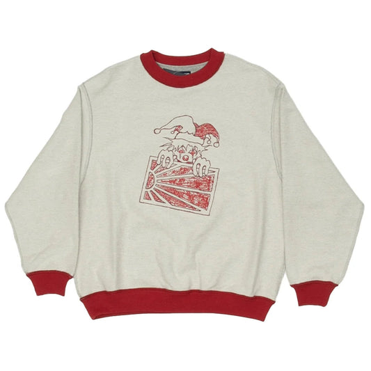 Clown Sweatshirt Knit, Grey Melange
