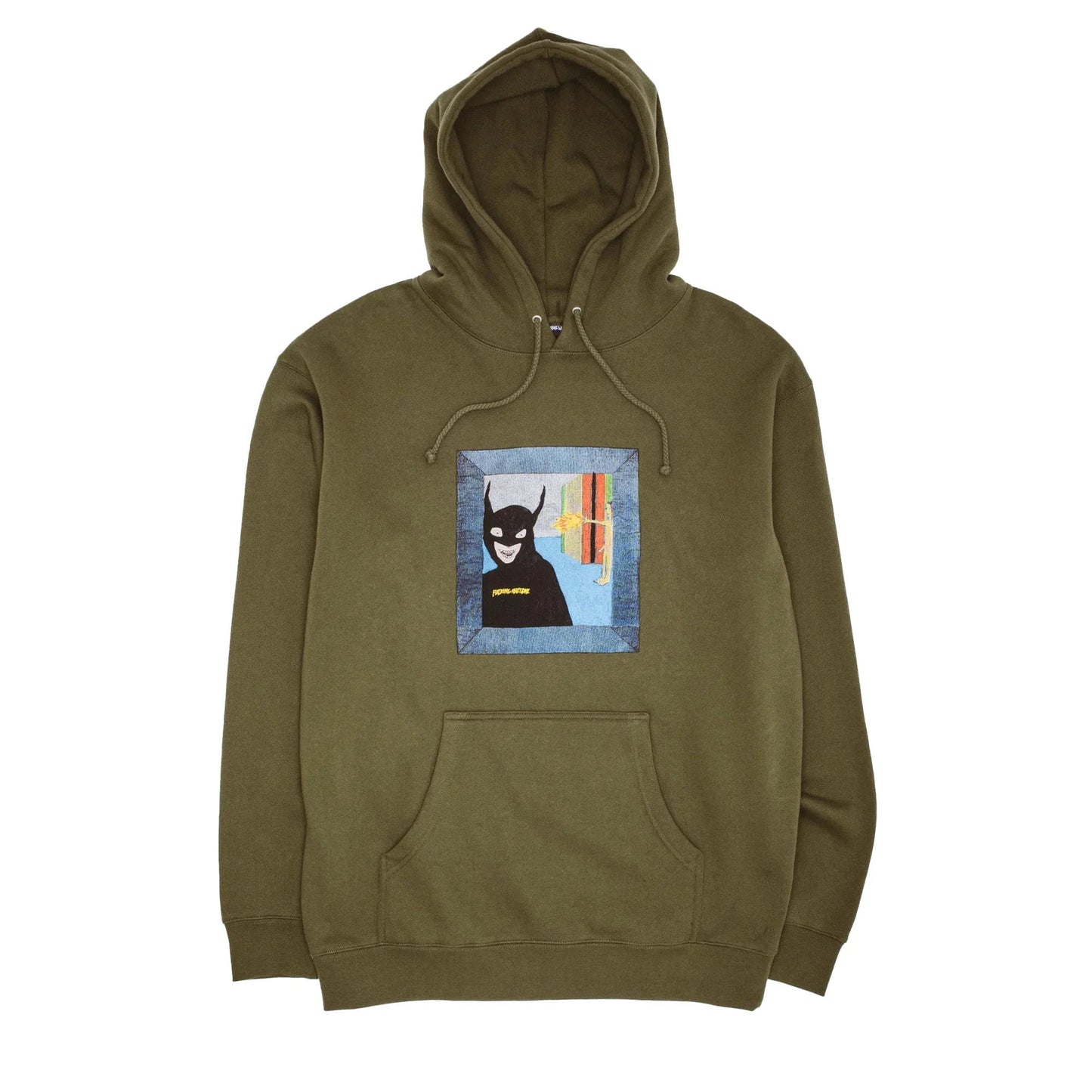 Welcome to Funky Town Hoodie, Army Green