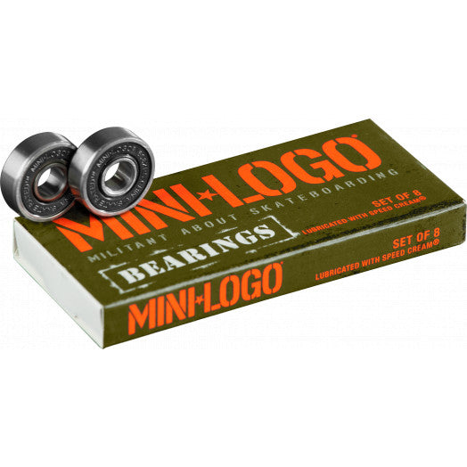 Bones Mini Logo Bearings (8 Pack)